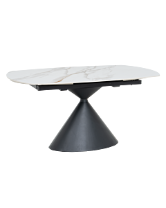 Разтегателна трапезна маса UPATA - бяла (3531081)