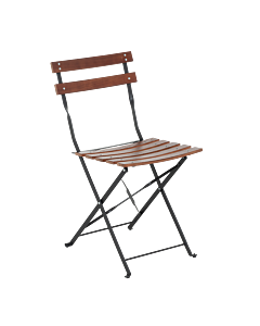 Сгъваем кетъринг стол GOMBE - орех (3535148)