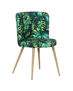 Трапезен стол Carmen 525 - зелен (3530301_1)