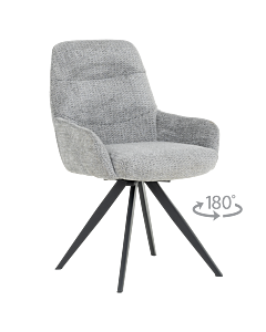 Трапезен стол ASCOT - сив B 90 (3532386)