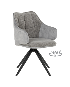 Трапезен стол BORDON - сив R 07 (3532389)