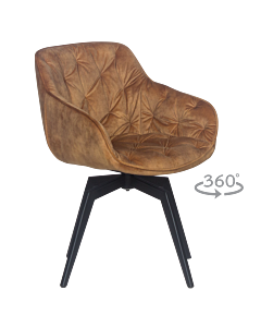 Трапезен стол BUXTON - оранжев MJ 1 (3532072_2)