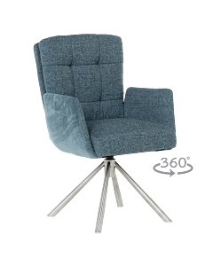 Трапезен стол KEILA - син (3532270_2)