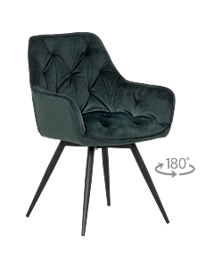 Трапезен стол LATINA PREMIUM - зелен (3532401)