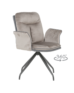 Трапезен стол MARLOW 2 - мишо сив BF 2 (3532397)