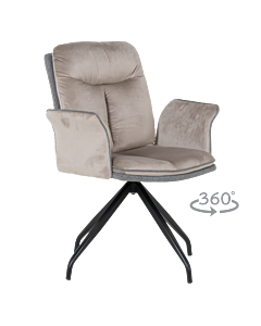 Трапезен стол MARLOW - мишо сив BF 2 (3532336_2)