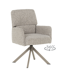 Трапезен стол NARVA - крем (3532274)