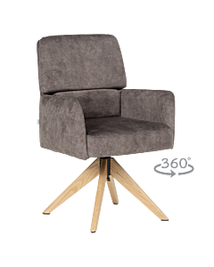 Трапезен стол NARVA W - тъмнобежов (3532274_3)