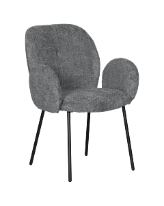 Трапезен стол OLIVER - сив 68 (3532413)