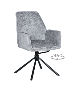 Трапезен стол PRATO - светлосив (3532159)