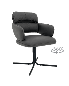 Трапезен стол RAKVERE - тъмносив 11 (3532257)