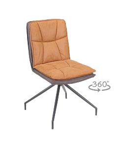 Трапезен стол RAMSEY - медено кафяв BF 1 (3532090_1)