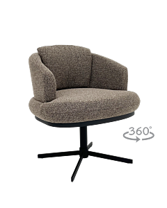 Трапезен стол RAPINA - кафяв 400 (3532287)