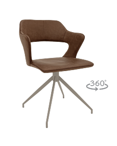 Трапезен стол RAPLA 1 - кафяв 16 (3532253)