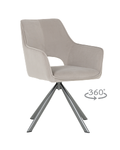 Трапезен стол READING 2 - светлосив MJ 3 (3532377)