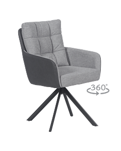 Трапезен стол SEFTON - сив CM (3532079_1)