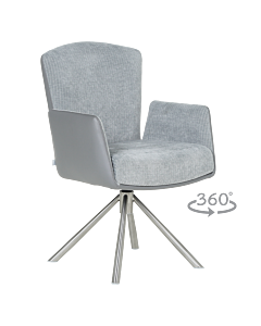 Трапезен стол SINDI - светлосив (3532272_1)