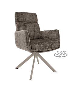 Трапезен стол TORVA - бежов 24 (3532292)