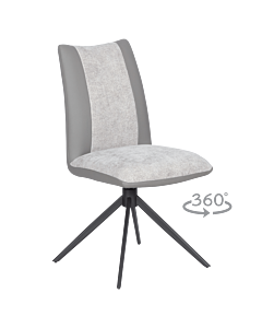 Трапезен стол TULSA - светлосив (3532360)