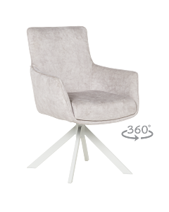 Трапезен стол VALGA 6 - крем (3532275_1)