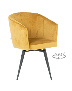 Трапезен стол VENICE - жълт (3532130_2)