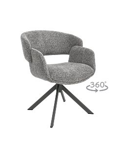 Трапезен стол VORU 8 - сив 44 (3532255)