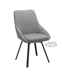 Трапезен стол WIGAN - сив BF 5 (3532083)