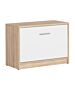 Шкаф за обувки NEPO PLUS SFK1K корпус дъб сонома/фронт бяло  (020.004.0328)